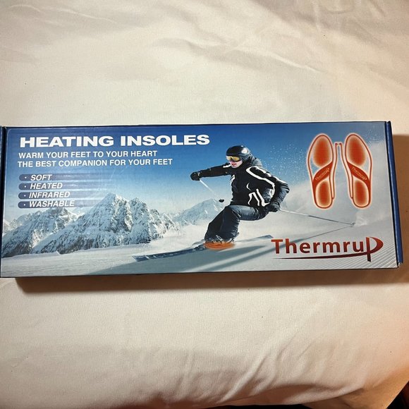 Thermup Other - Thermrup Electric Heated Insole Foot Warmers Washable 5.5-12.5